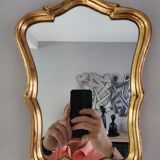 Mirror gilded wood 32x25cm