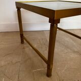 Table basse dorée