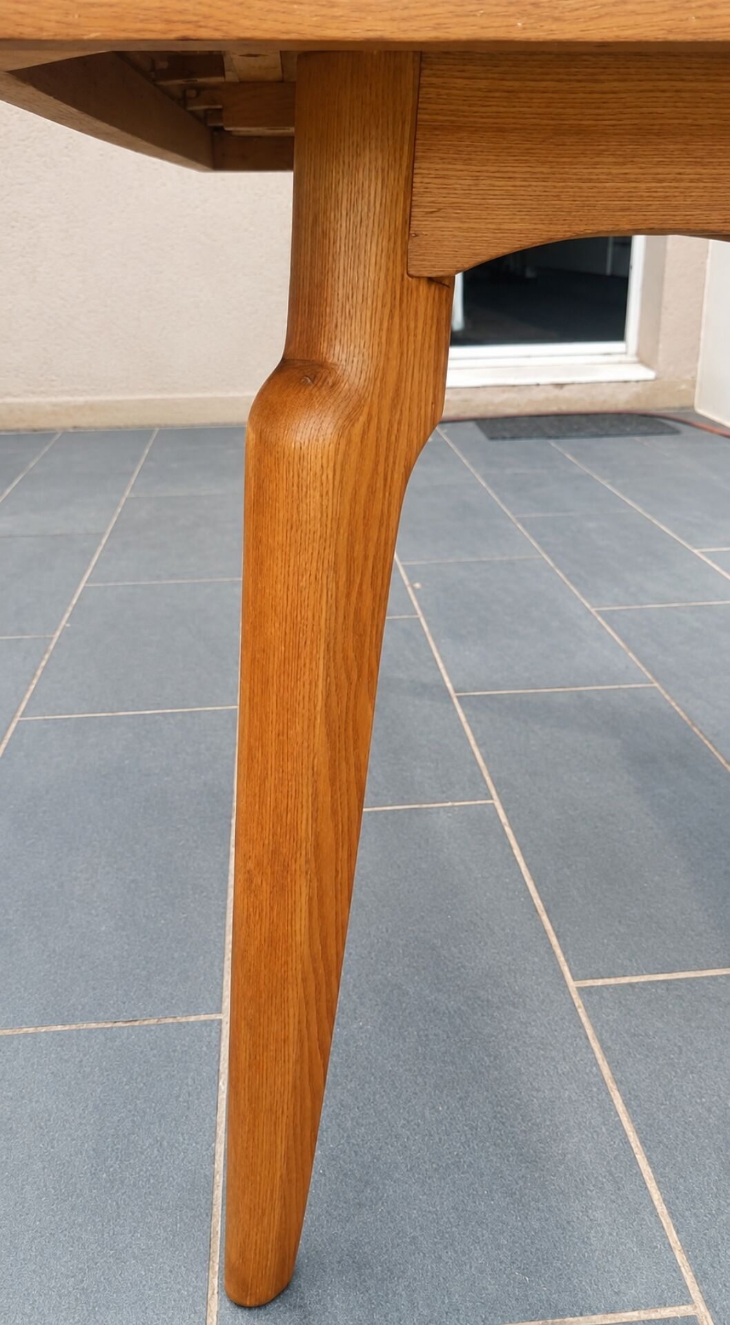 Scandinavian solid oak table