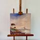 Oil painting "Sicilian beach"