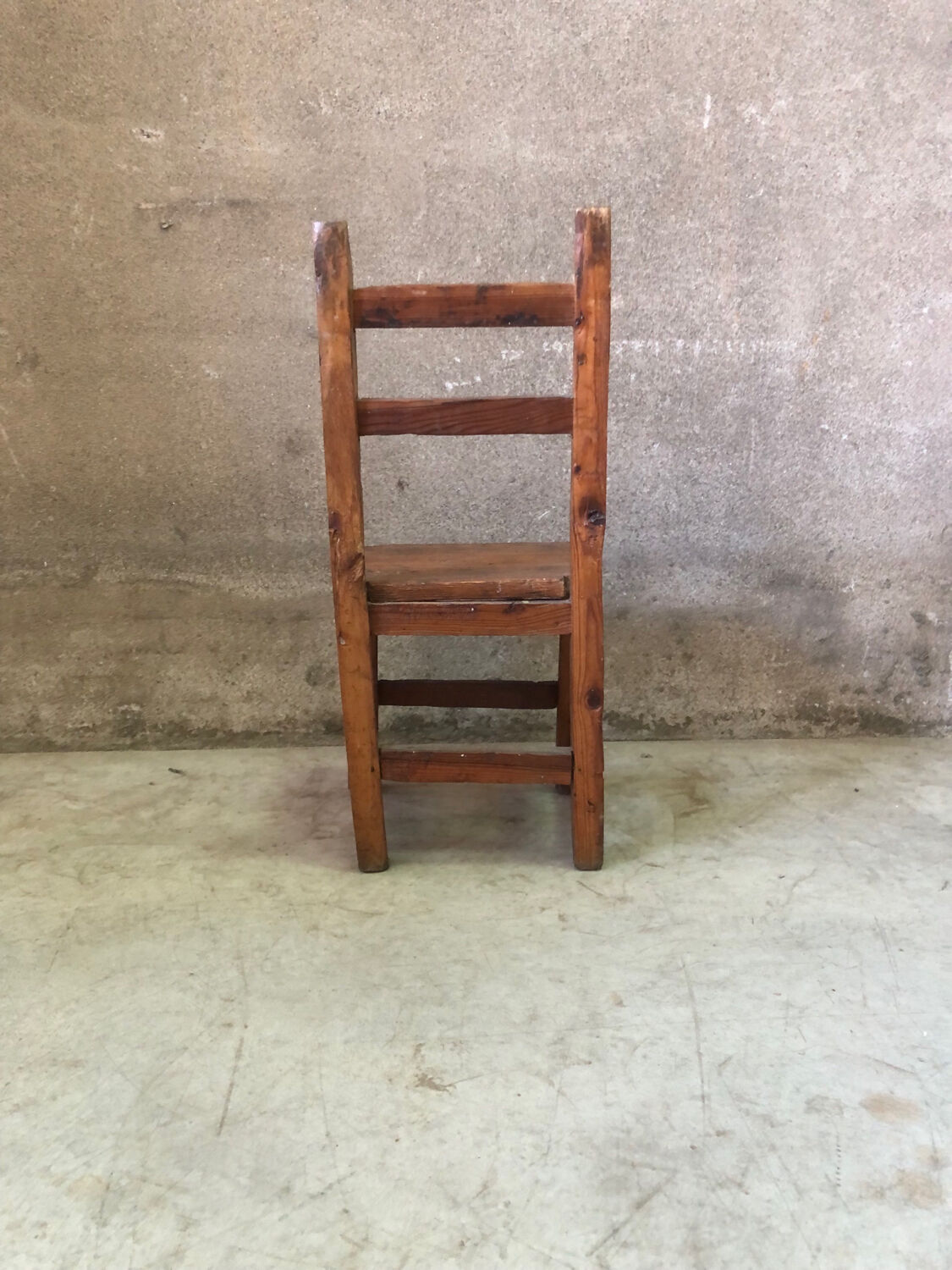 Old Savoyard chair folk art