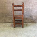 Old Savoyard chair folk art