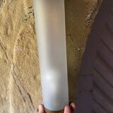 Bauhaus satin glass tube wall light from around 1930.