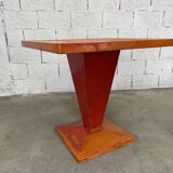 Pair of Tolix Kub model tables from the 1950s