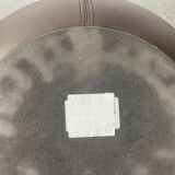 Brown Leather Ball Chair by Finn Stone