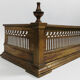 Foyer bar for gilded bronze fireplace, Empire era. 19th century.