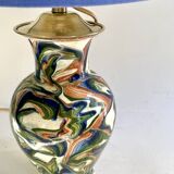 Mixed earth ceramic vase