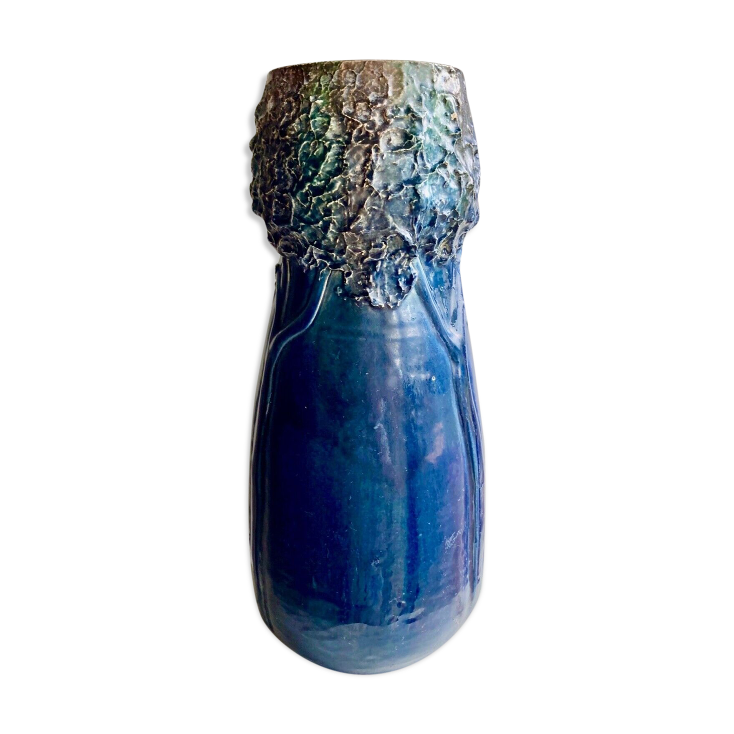 Charles Maes art nouveau ceramic vase in Sint-Amandsberg / Ghent in Belgium