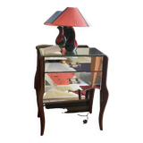 1930s design mirror bedside table