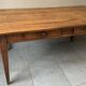 Large vintage farmhouse table from the 50s in solid wood (oak)