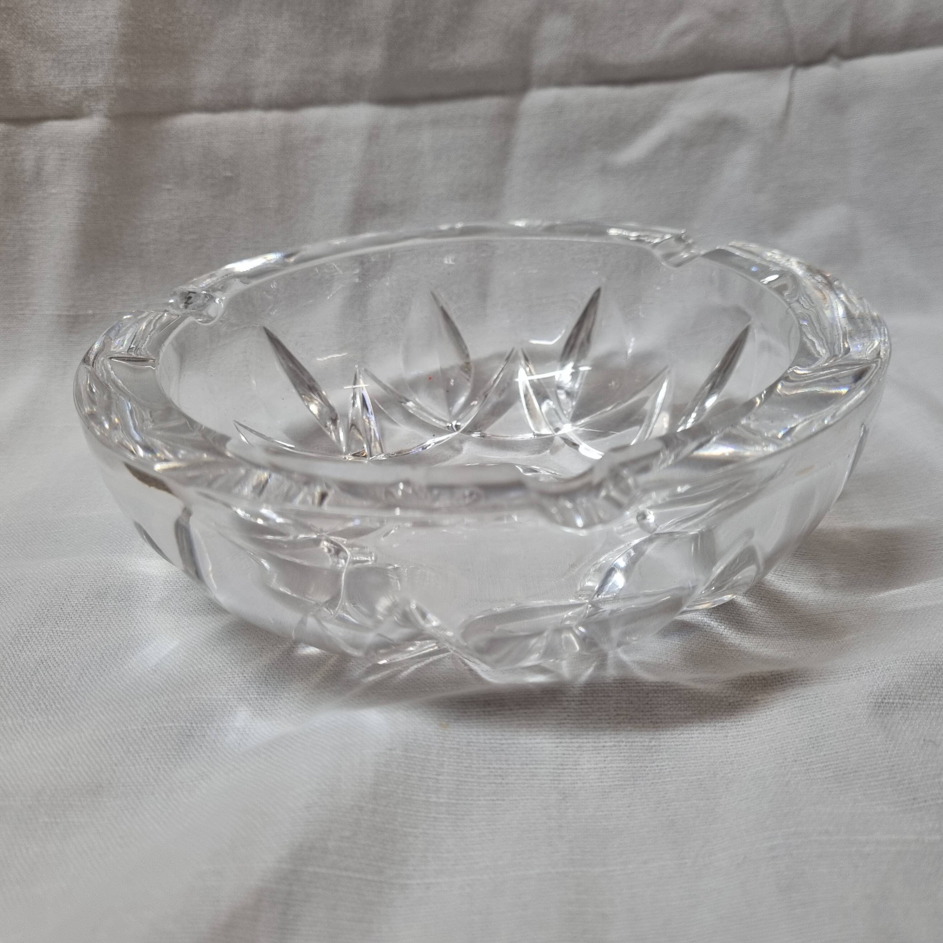 Crystal ashtray