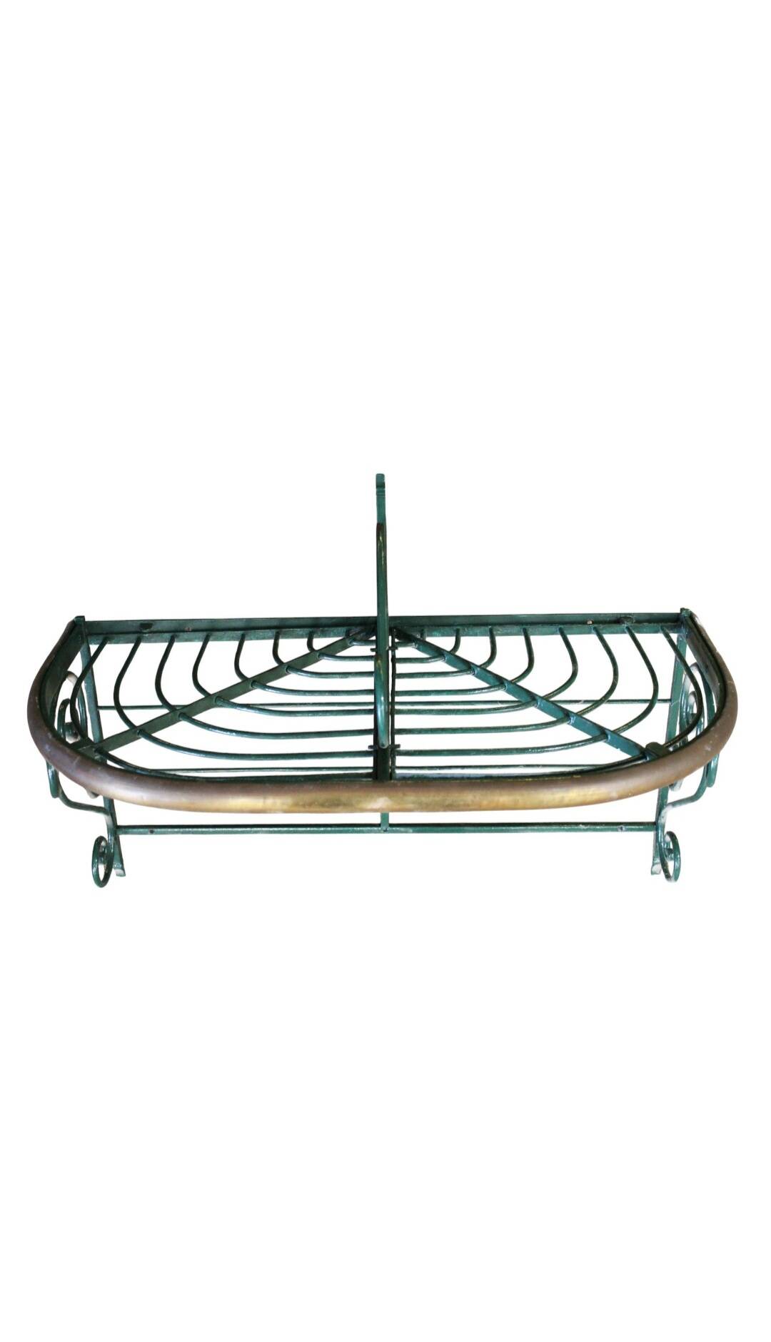 Half-moon wall shelf