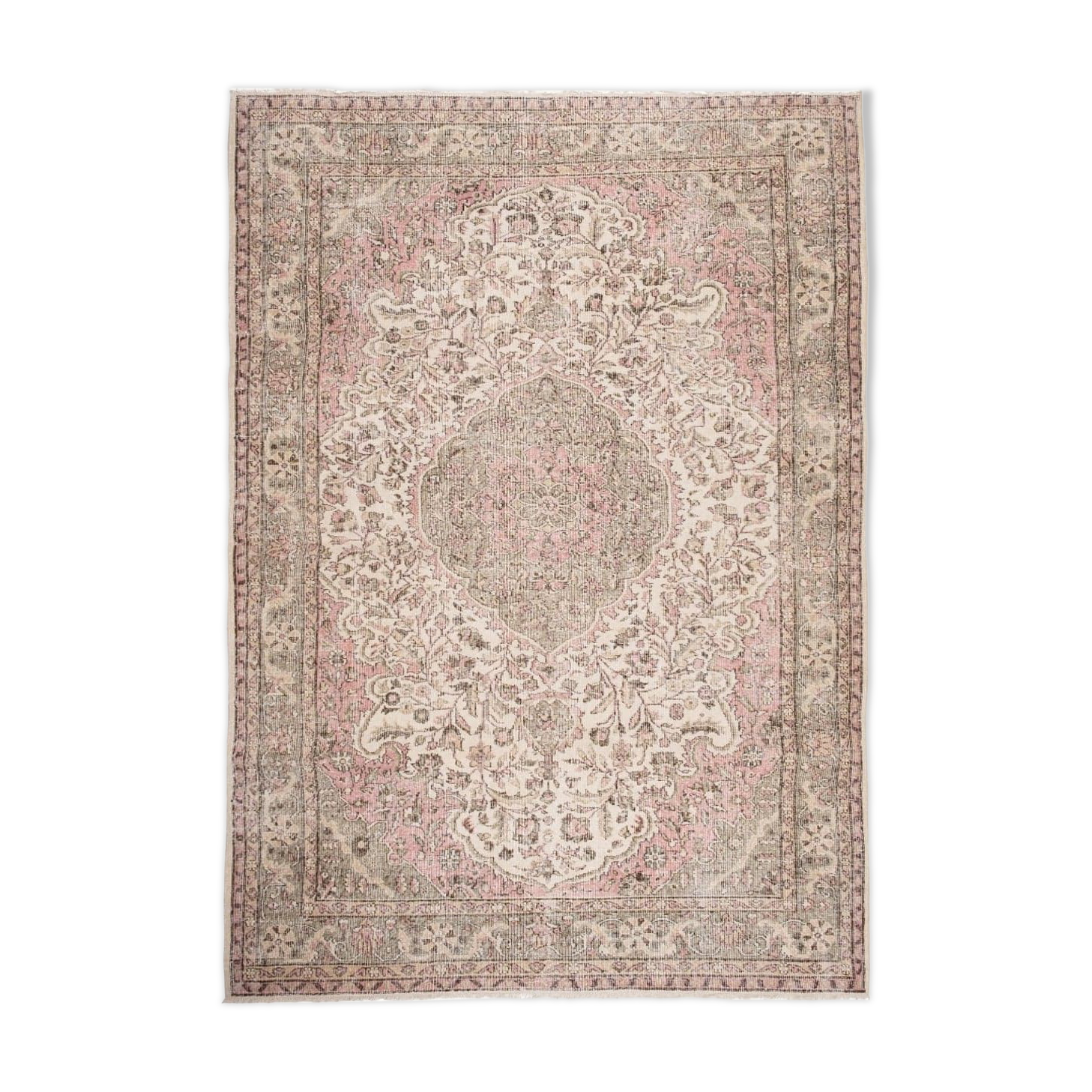 Tapis persan vintage fait main 211x300 cm