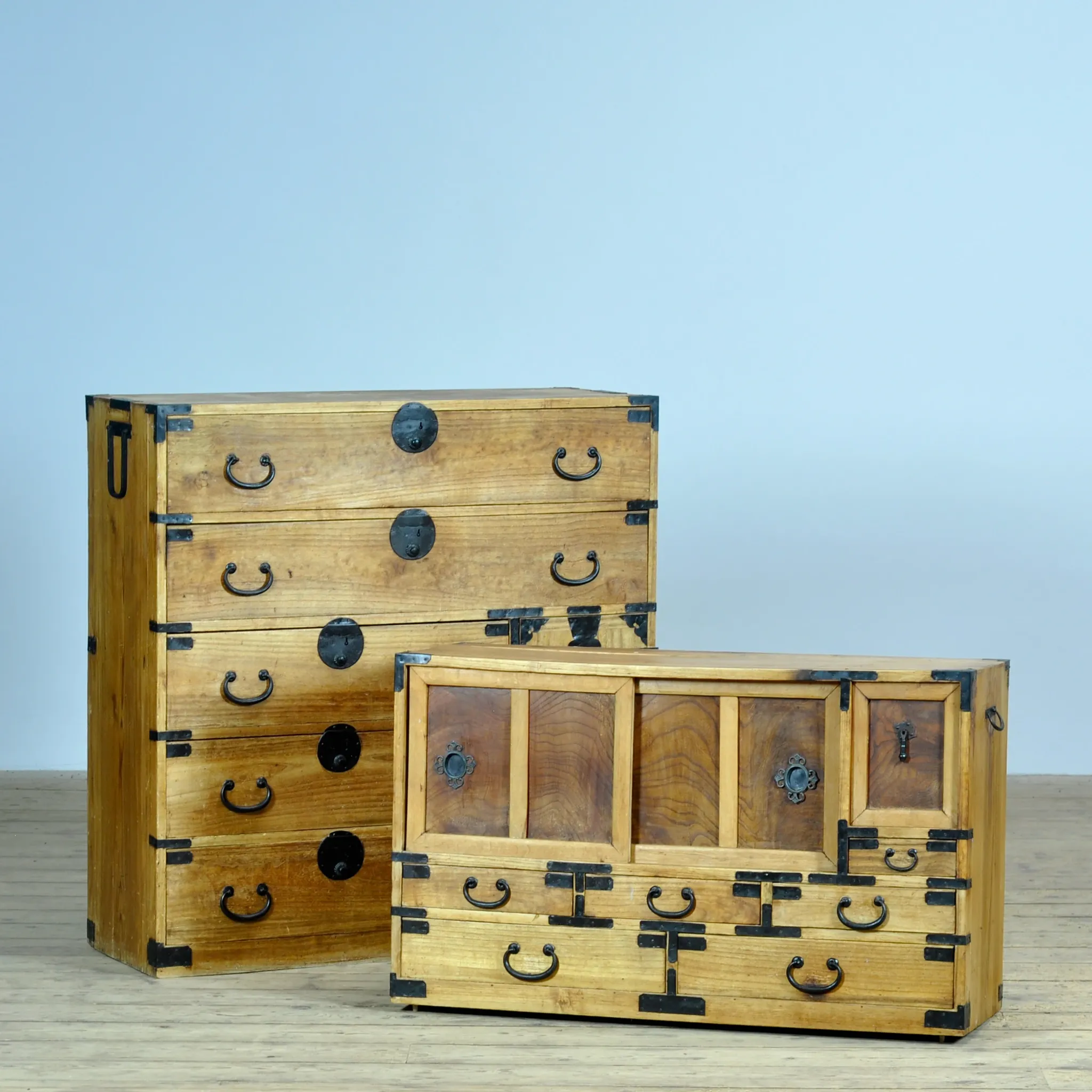 Commode Tansu japonaise, vers 1880