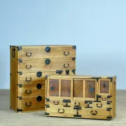Commode Tansu japonaise, vers 1880