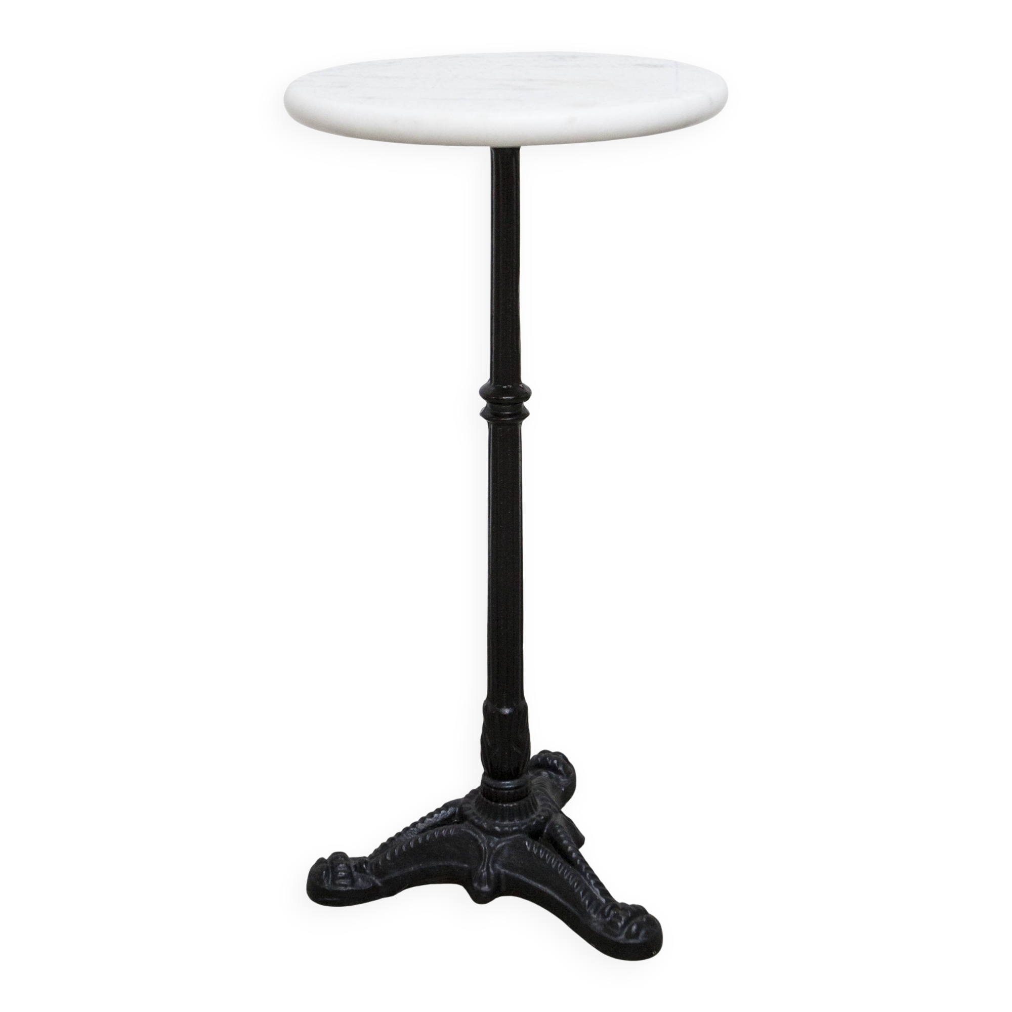 Marble and cast iron plant stand, 1960s, D30