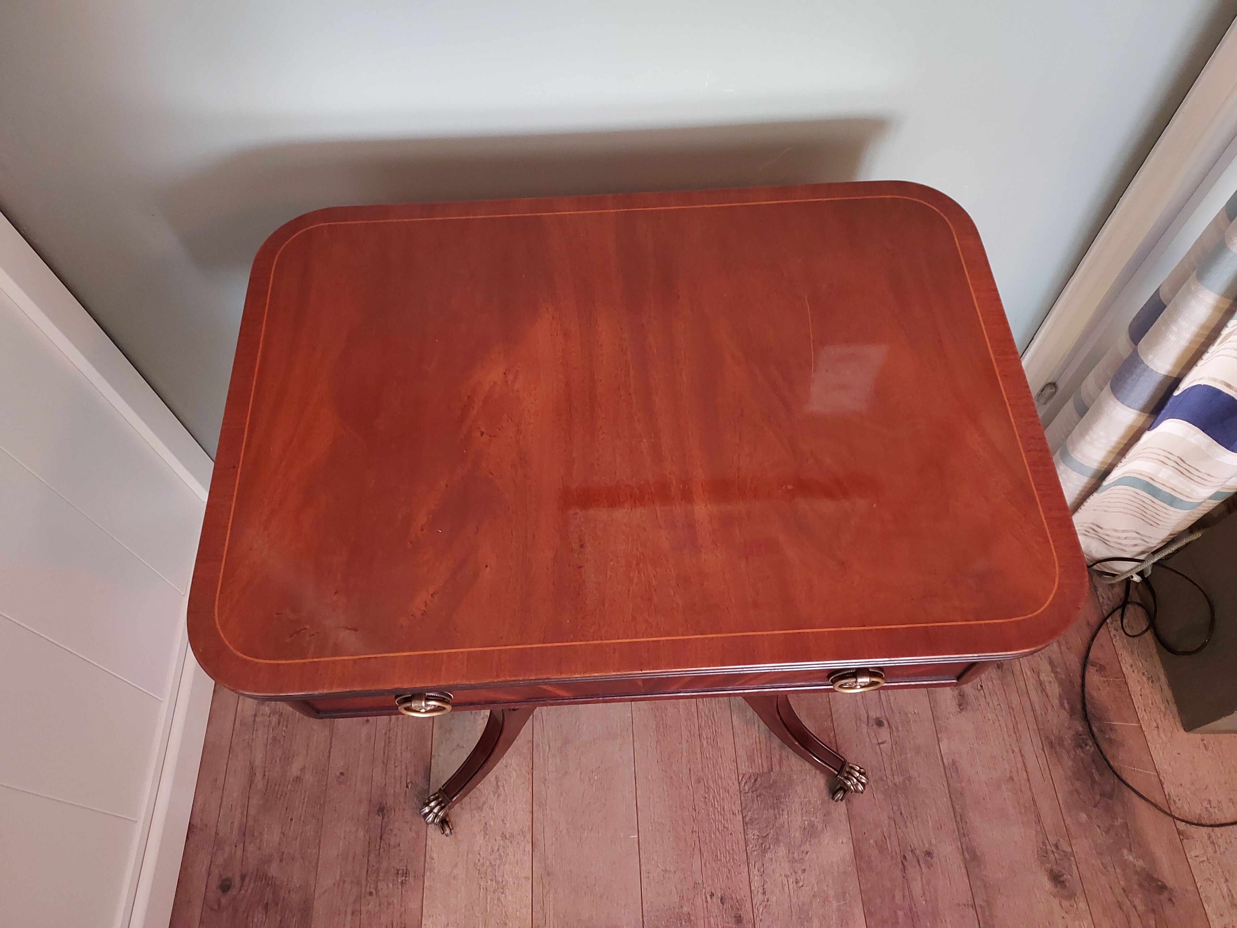 English pedestal table