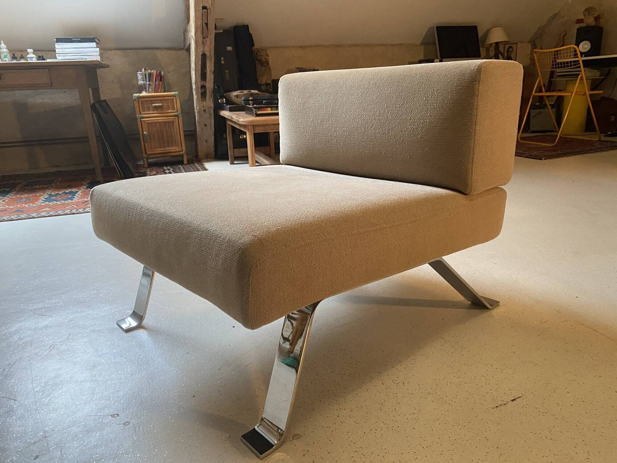 Ombra Armchairs by Charlotte Perriand for Cassina
