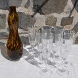 Murano turtleshell glass vase