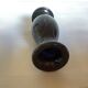 Small black veined marble vase