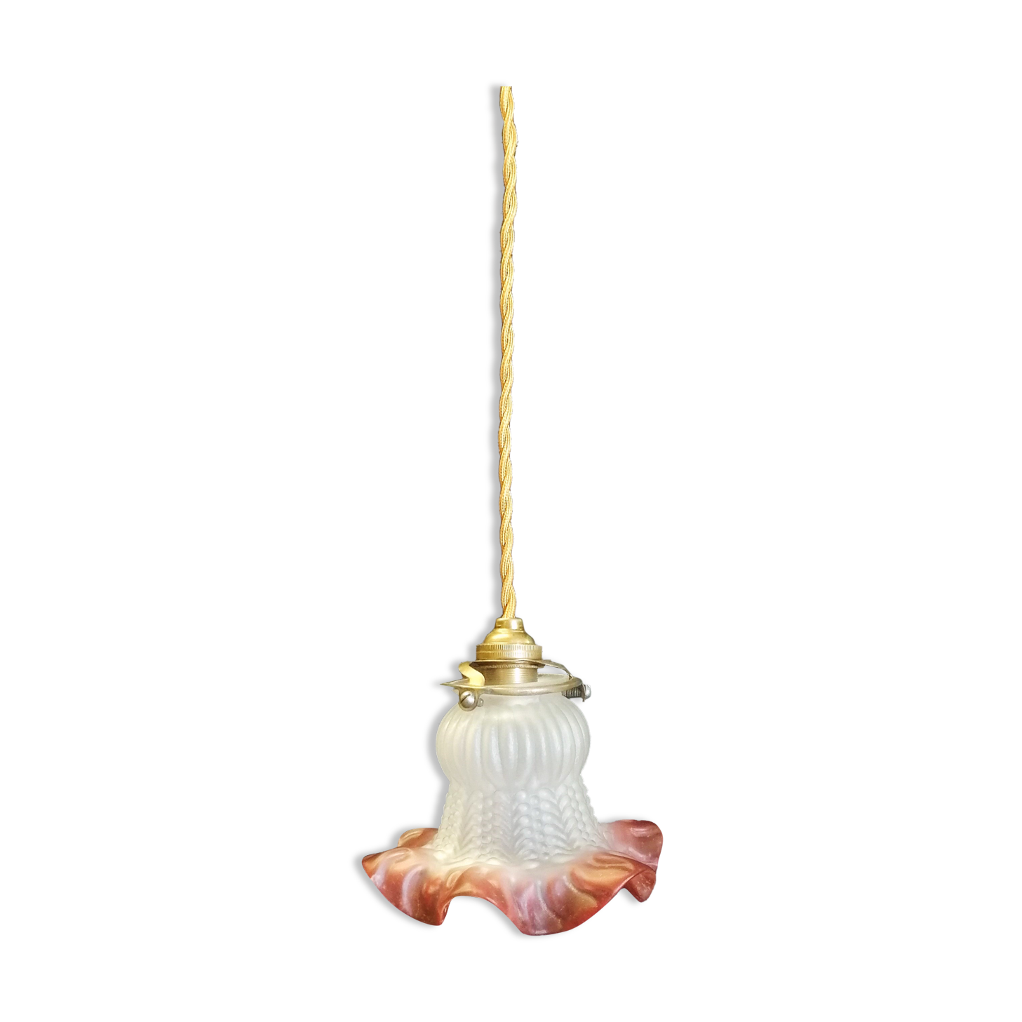 Shabby-chic vintage lamp