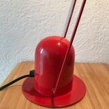 Vintage red articulated lamp