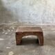 Low stool in old Asian monoxyl teak