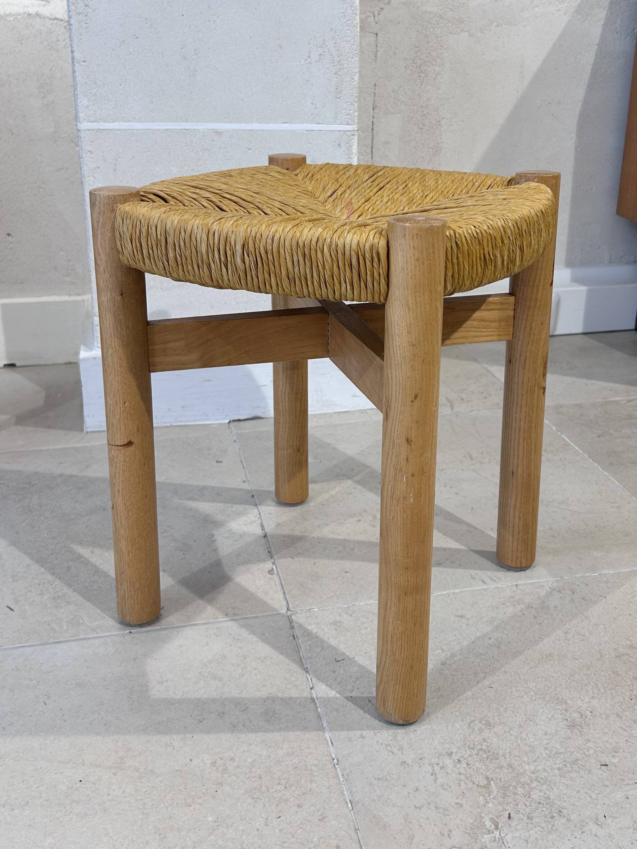 Tabouret « Meribel » par Charlotte Perriand circa 1960