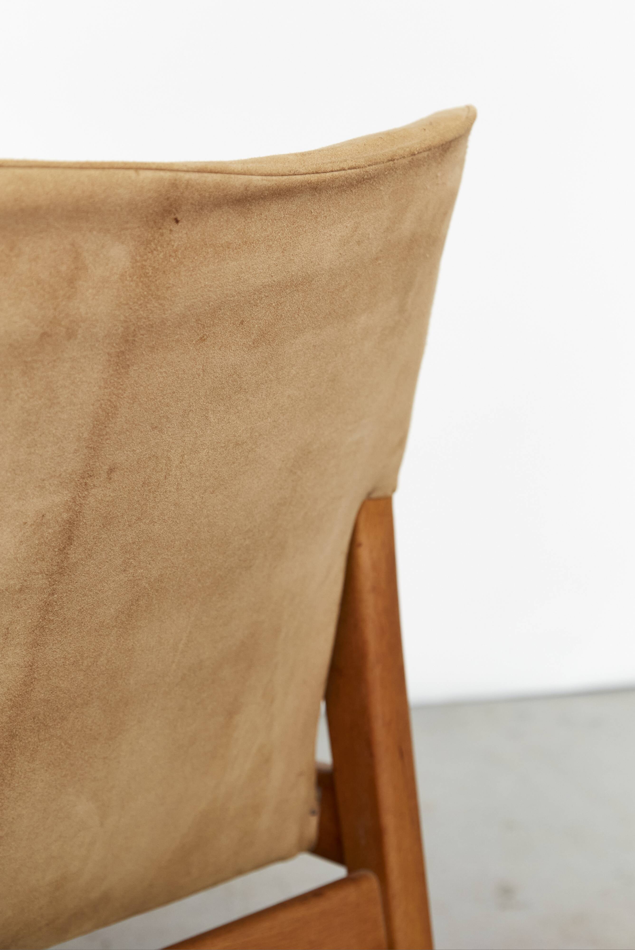 Pair Hans Olsen Easy Chairs for Verner Birkholm