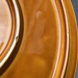 Pie dish or large cheese platter Gien creation Val d'Or