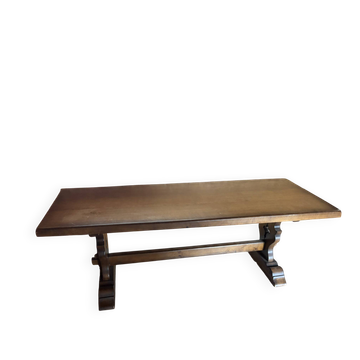 Grande table monastère en bois massif