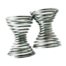 Mid century metal Wire Spiral Egg Cups | set of 2