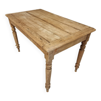 Antique table French dining table oak 70x120 cm