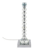 Two Bakalowits table lamps with huge faceted diamond crystals, Austria, 1970s.