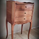Regency bedside table with drawers
