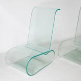 Pair of altuglass chairs