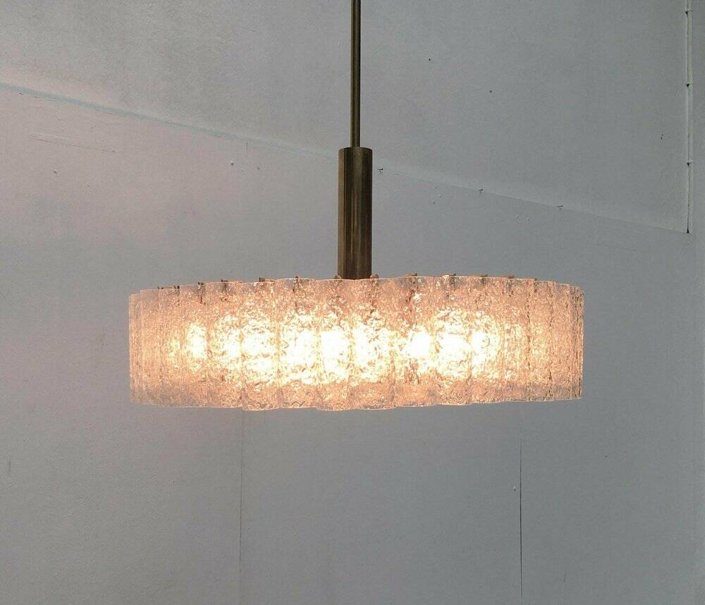 Large German chandelier from the mid-century by Doria Leuchten, 1960s.