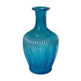 Blue glass decanter