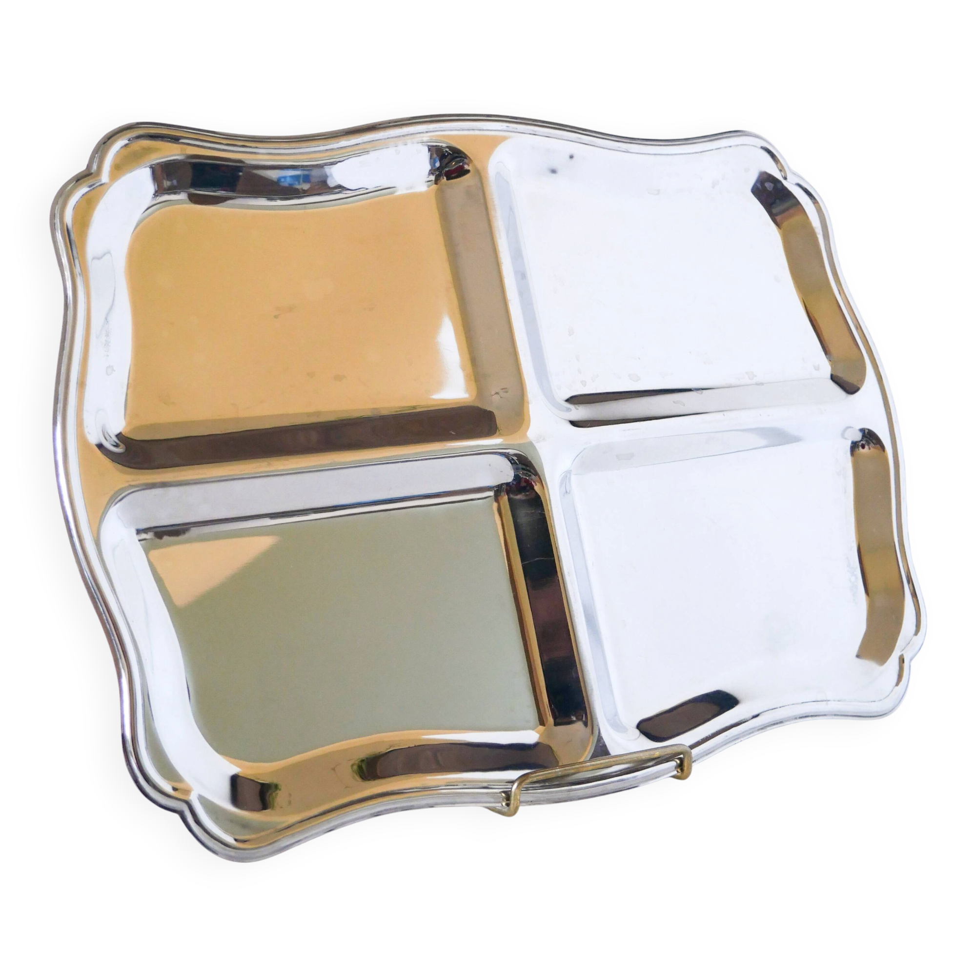 Rectangular compartmented tray, 1970 - 42 X 29 cm