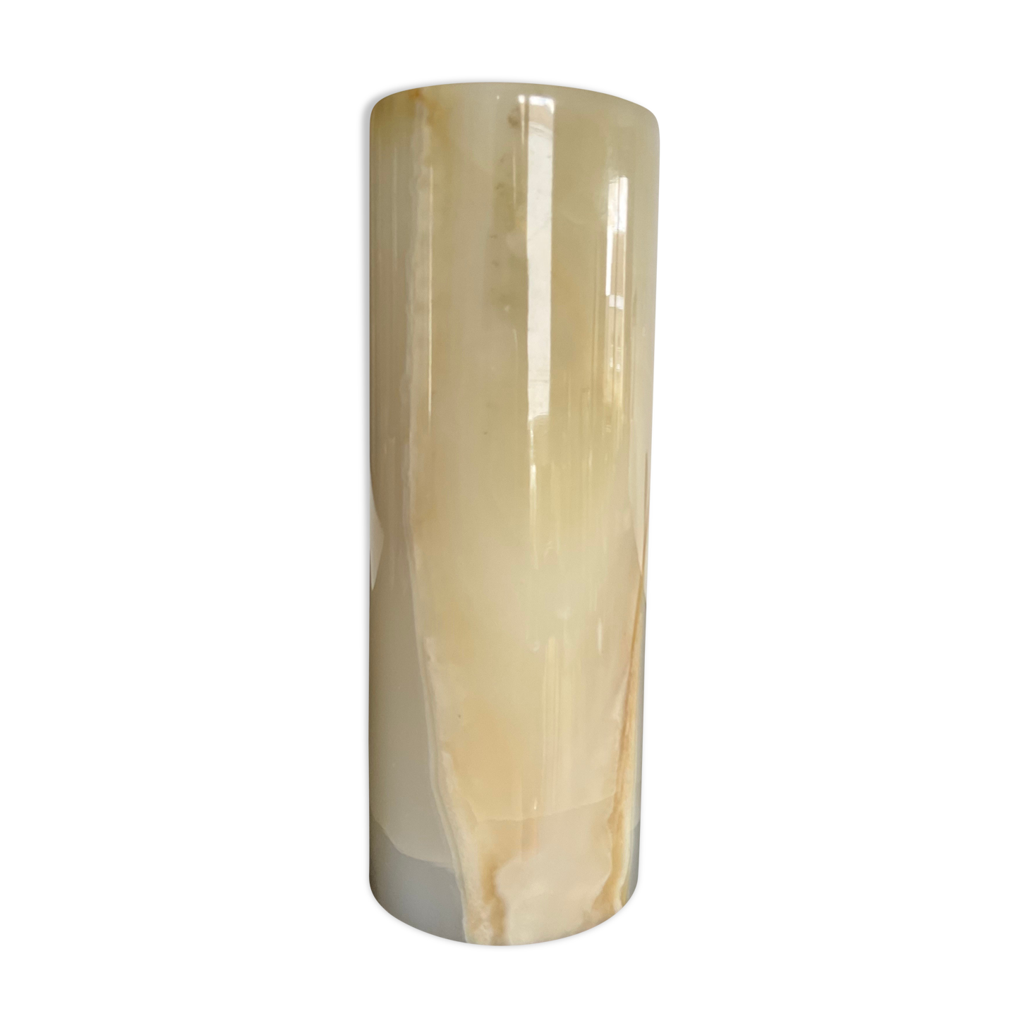 Vintage alabaster vase from the 70s