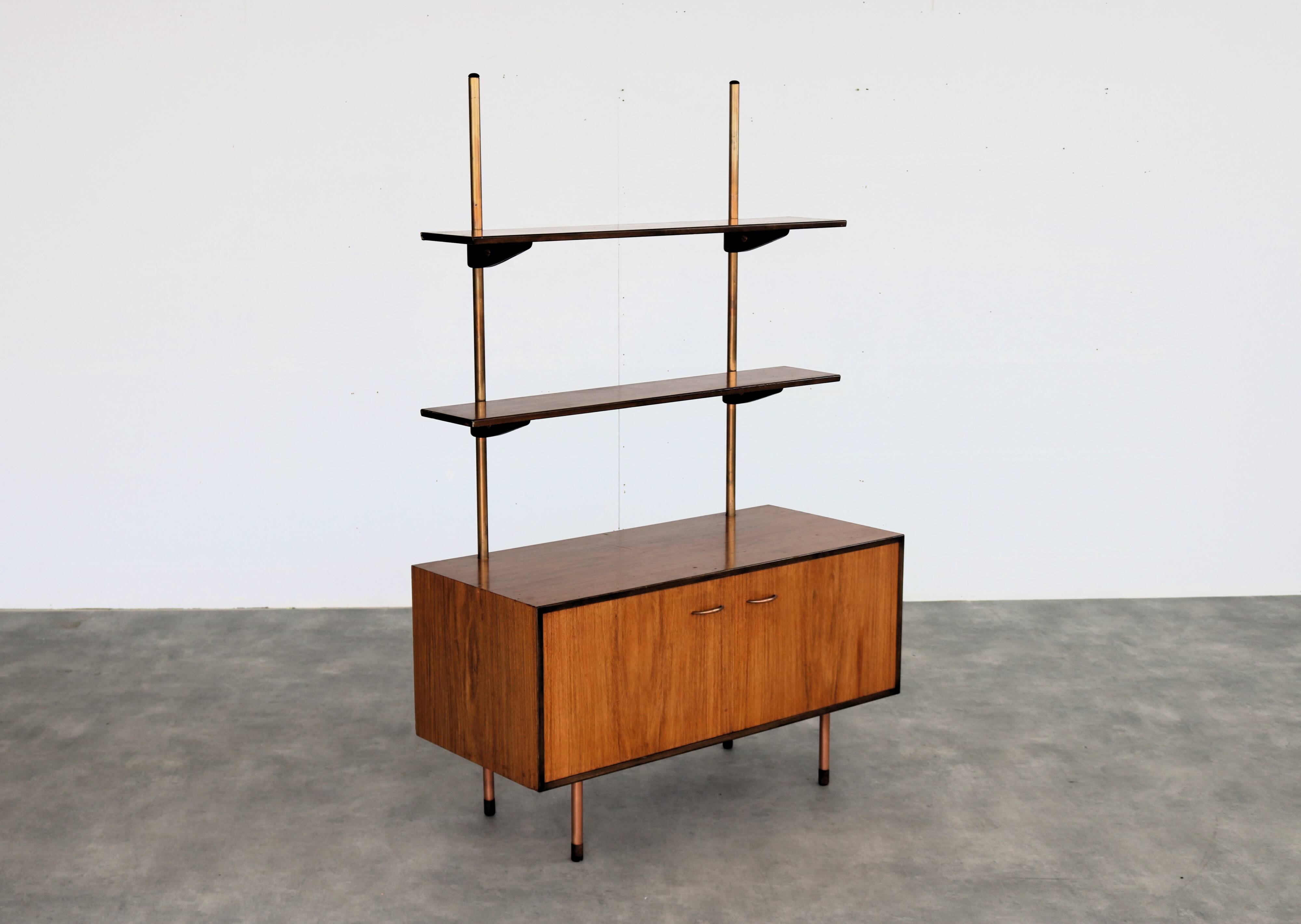 vintage bookcase | wall cabinet | 1960s | Swedish
