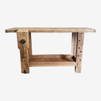 Workbench in carpenter's wood