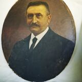 Portrait man, oil on canvas, 1922