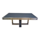 Vintage Italian chrome dining table, 1970s