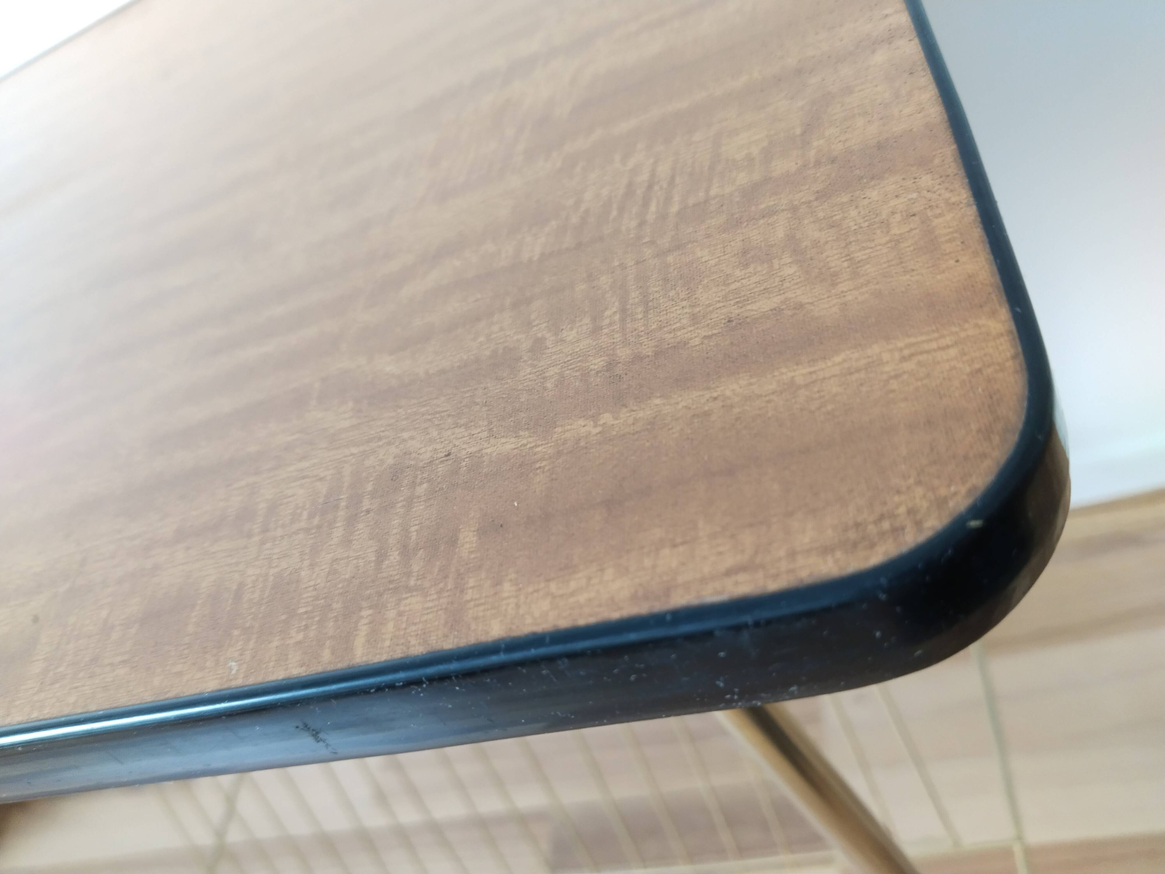 Table porte vinyles, porte électrophone, tourne-disques  , porte-revues   ,années 50
