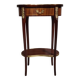 Louis XV style side table, in marquetry.