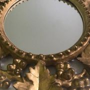 Baroque Venetian Mirror • Carved Wood • Gold Leaf • Italy • 18th Century