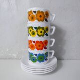 4 arcopal LOTUS cups