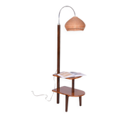 Art Deco Walnut Floor Lamp attributed to J. Halabala for Up Závody, 1930s