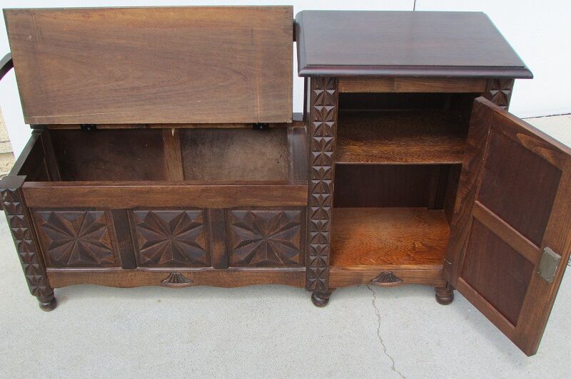 Entrance furniture oak, 1980s